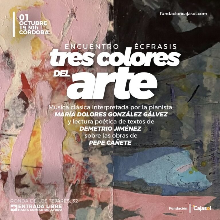 Demetrio Jiménez lleva sus versos a la exposición de Pepe Cañete en la Fundación Cajasol de Córdoba