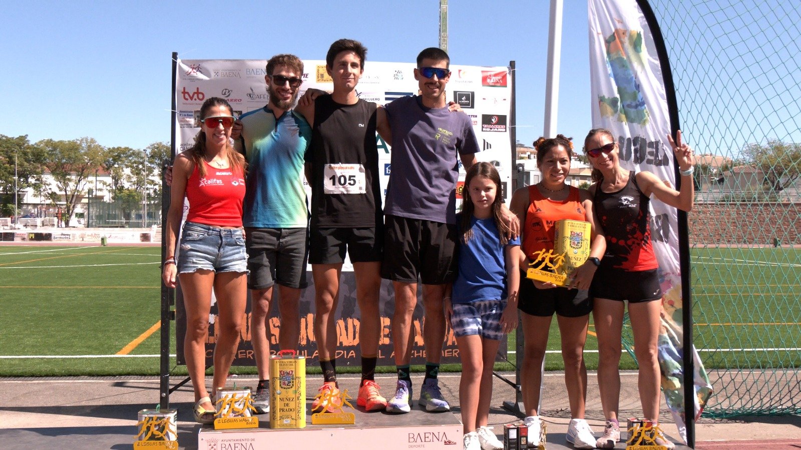 Nacho Gallego y Luz Huaman coronan una XIX ‘2 Leguas histórica’ con un pódium masculino íntegramente baenense