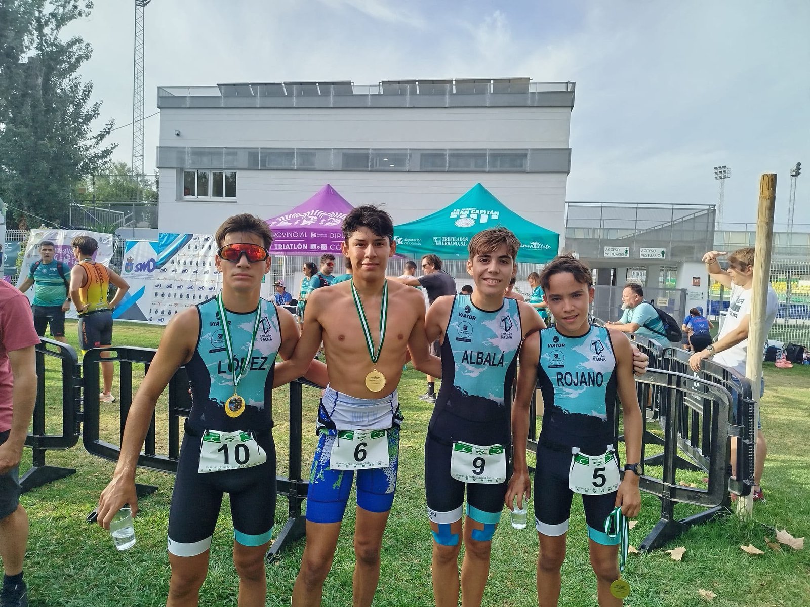 Éxito del Club Triatlon Baena en el IV Triatlón Cros de Menores Ciudad de Montilla