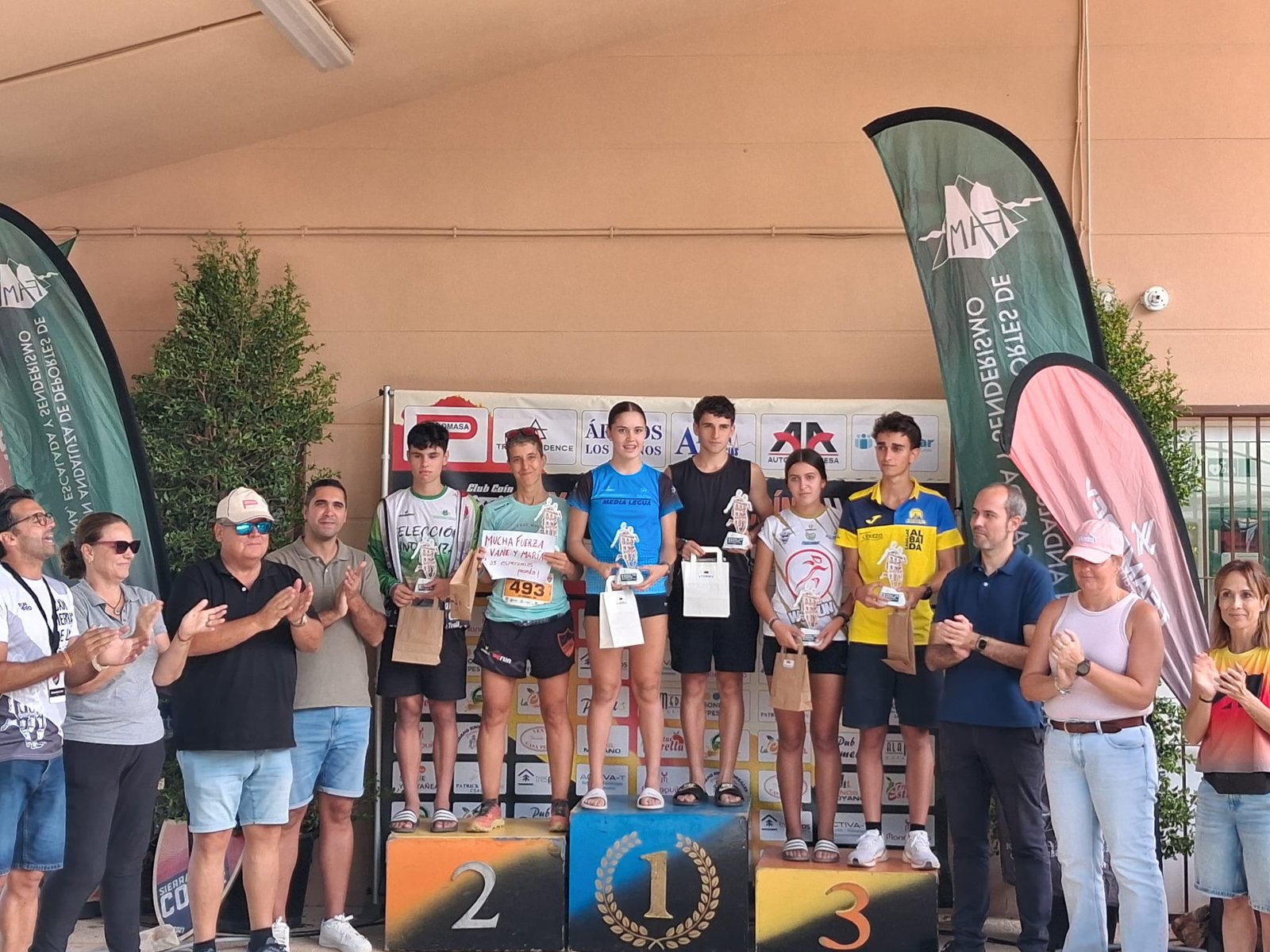 Doble pódium para el CD Media Legua-Baena en la MiniCopaTrail de Andalucía de carrera por montaña
