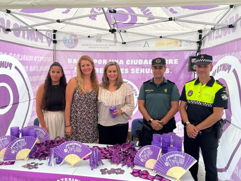 Baena refuerza la prevención de las agresiones sexuales durante la Feria Real con un ‘Punto Violeta’