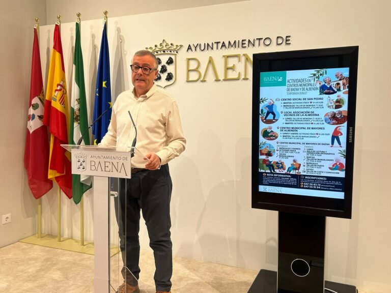 Servicios Sociales amplía la oferta de actividades para mayores en Baena y Albendín