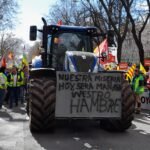 Suspendida la concentración agraria en Madrid tras el trágico accidente ferroviario de esta mañana