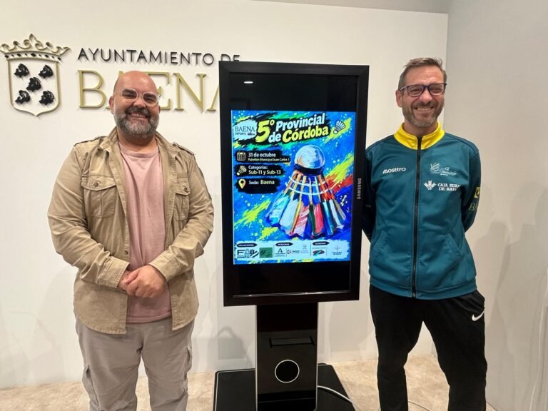 Baena acogerá el 31 de octubre la quinta Jornada Provincial de Bádminton con más de 50 jóvenes deportistas