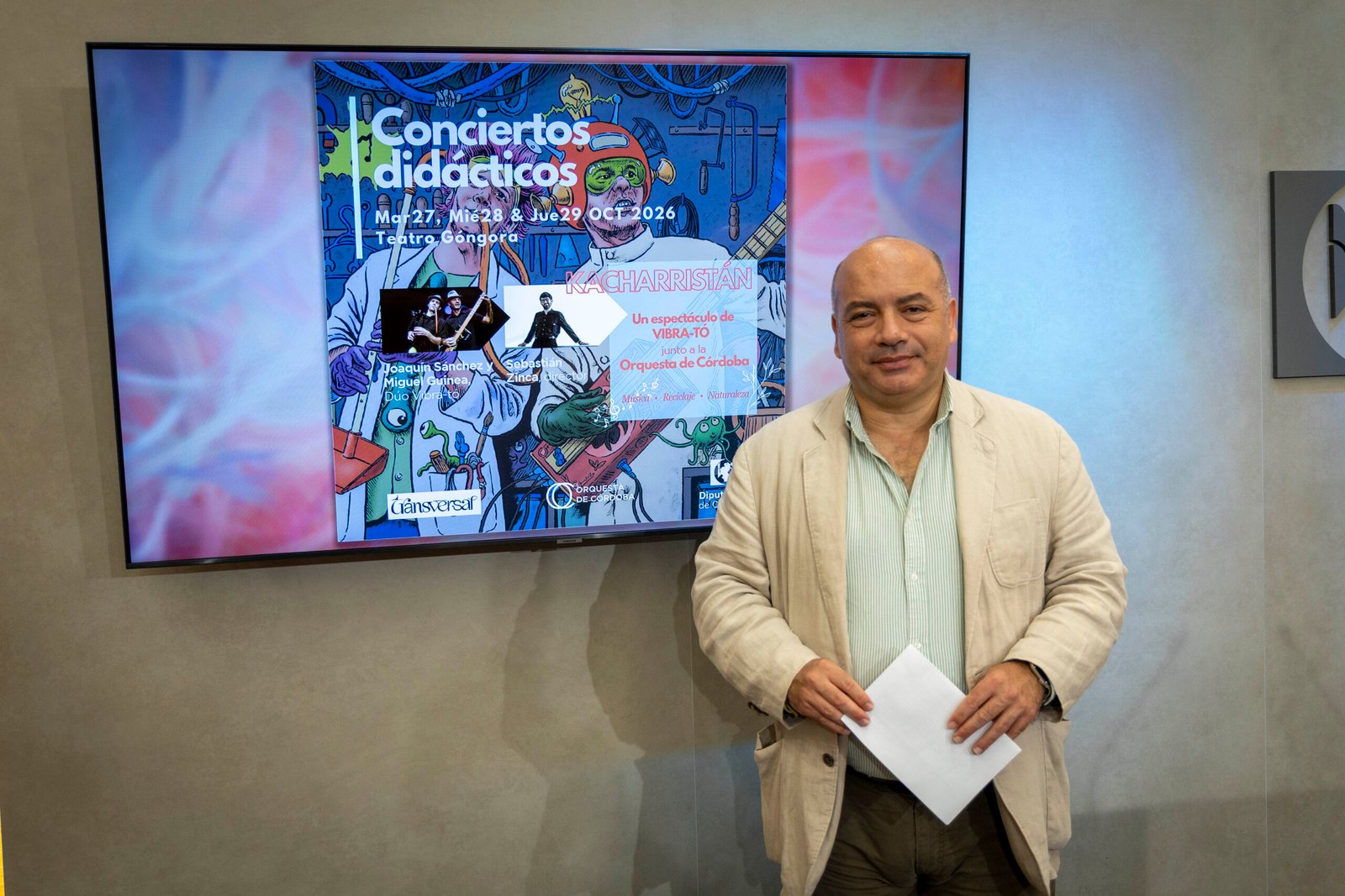Baena participa en los Conciertos Didácticos de la Diputación para acercar la música clásica a los escolares